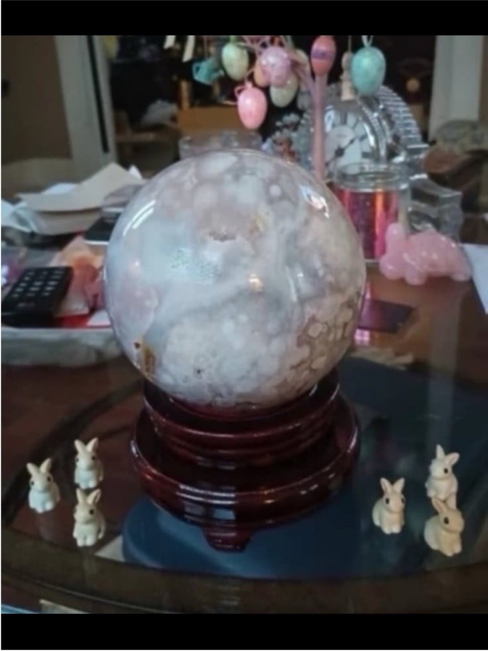 Pink Amethyst Sphere 5lbs HQ Stunning!! - Picture 6 of 7